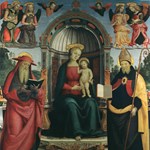 Vergine e Bambino in trono con San Girolamo e Sant'Agostino