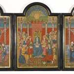 La Pentecoste, con Sant'Agostino e Carlo Magno La Pentecoste, con Sant'Agostino e Carlo Magno