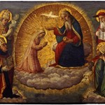 Maria innanzi a Dio Padre, con i quattro Padri della Chiesa