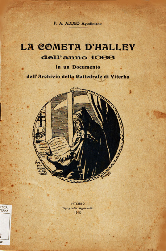 La cometa d'Halley dell'anno 1066 in un Documento dell'Archivio della Cattedrale di Viterbo