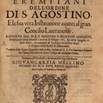 Origini delli Frati Eremitani dell'Ordine di S. Agostino 