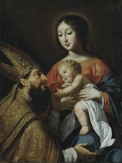 Madonna e Bambino con Sant'Agostino