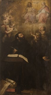 Visione di Sant'Agostino con la Trinità