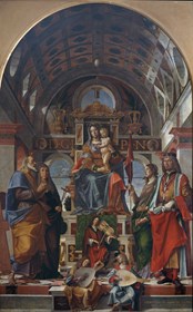Madonna col Bambino in trono con Santi