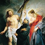 Sant'Agostino tra il Cristo e la Vergine Sant'Agostino tra il Cristo e la Vergine