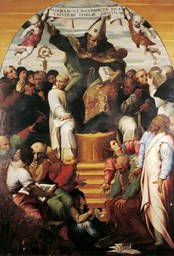 Santi'Agostino in Gloria disputa con gli Eretici