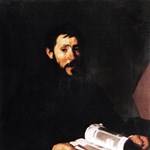 Sant'Agostino che sfoglia un libro Sant'Agostino che sfoglia un libro