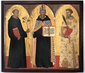 Sant'Agostino tra San Nicola da Tolentino e Santo Stefano