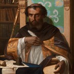 Sant'Agostino nel suo studio