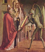 Sant'Agostino e il demonio