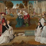 Quattro canonici con Sant'Agostino e San Girolamo, e Visitazione Quattro canonici con Sant'Agostino e San Girolamo, e Visitazione