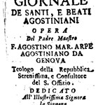 Giornale de santi, e beati agostiniani