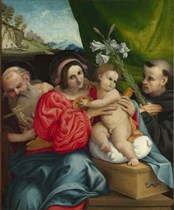 La Vergine con Bambino, San Girolamo e San Nicola da Tolentino