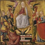 San Tommaso riceve la cintura della Vergine