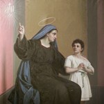 Santa Monica trasmette ad Agostino la fede cristiana Santa Monica trasmette ad Agostino la fede cristiana