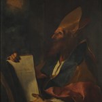 Sant'Agostino medita sulla Trinità