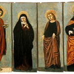 San Giovanni Evangelista, la Vergine, San Giovanni Battista e Sant'Agostino