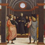 Sant'Agostino disputa con l'eretico Fortunato Sant'Agostino disputa con l'eretico Fortunato