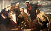 Vergine e Bambino con Santa Caterina, Sant'Agostino, San Marco e San Giovanni Battista