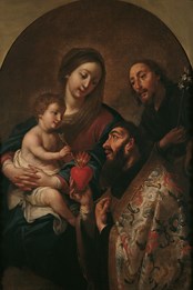 La Sacra Famiglia e Sant'Agostino