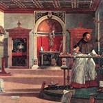 Sant'Agostino nel suo studio