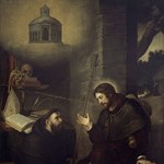 Sant'Agostino lava i piedi al Cristo Sant'Agostino lava i piedi al Cristo