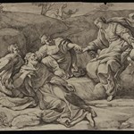 S. Guglielmo curato dalla Vergine (da Giovanni Lanfranco)