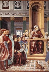 Scena 5. Agostino apre una scuola di retorica a Roma