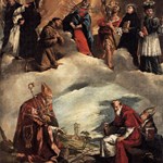 I quattro Padri della Chiesa e la Vergine dei Sette Dolori