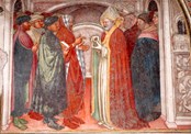 Scena 11. Agostino parla con Sant'Ambrogio