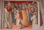 Scena 13a. Battesimo di Sant'Agostino
