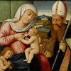 Vergine e Gesù Bambino con Giovanni Battista infante e Sant'Agostino