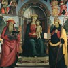 Vergine e Bambino in trono con San Girolamo e Sant'Agostino