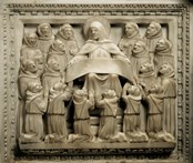 Agostino consegna la Regola ai monaci
