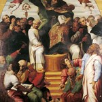 Santi'Agostino in Gloria disputa con gli Eretici
