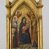 Vergine e Bambino con Sant'Agostino, San Nicola, Santa Caterina, Santa Lucia e Angeli