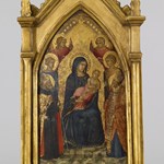 Vergine e Bambino con Sant'Agostino, San Nicola, Santa Caterina, Santa Lucia e Angeli