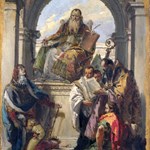 Santi Agostino, Luigi IX, Giovanni Evangelista