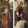 Un donatore presentato da Sant'Agostino e San Girolamo