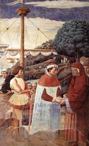 Scena 4. Agostino dopo l’incontro con Fausto di Milevi decide di partire per Ostia