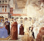Scena 8. Agostino ascolta la predica di Ambrogio