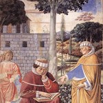 Scena 9. Agostino legge la lettera di San Paolo ai Romani e si converte