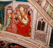 Scena 4b. Santa Monica consolata da un vescovo