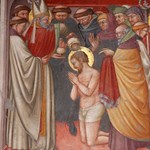 Scena 13a. Battesimo di Sant'Agostino