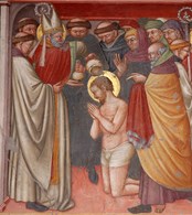 Scena 13a. Battesimo di Sant'Agostino