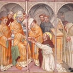 Scena 16. Sant'Agostino ordinato presbitero da San Valerio